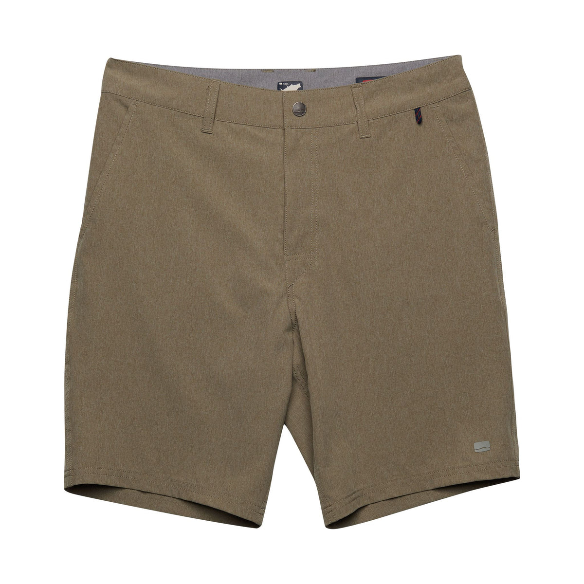 パンツ FTC CONTRAST STITCH BEACH SHORT (OLIVE) Olive Green Cotton Shorts | SPIER & MACKAY