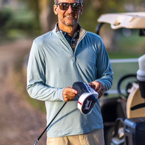 19TH HOLE 1/4 ZIP FLEECE