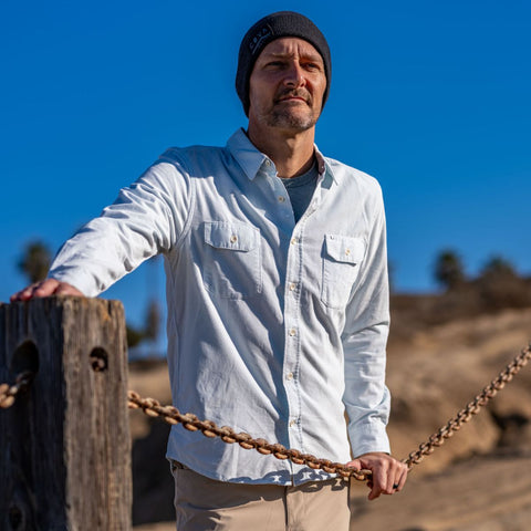 HARBOR CRUISE LS WOVEN SHIRT